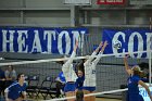 VB vs USCGA  Wheaton College Women's Volleyball vs U.S. Coast Guard Academy. - Photo by Keith Nordstrom : Wheaton, Volleyball